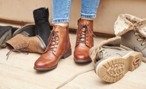 calçado de inverno